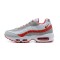 Nike Air Max 95 TT Uomo Scarpe Bianco Rosso and Grigio