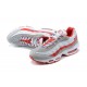 Nike Air Max 95 TT Uomo Scarpe Bianco Rosso and Grigio