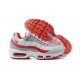 Nike Air Max 95 TT Uomo Scarpe Bianco Rosso and Grigio