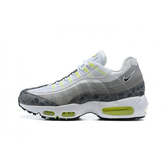 Nike Air Max 95 TT Uomo Scarpe Bianco and Grigio