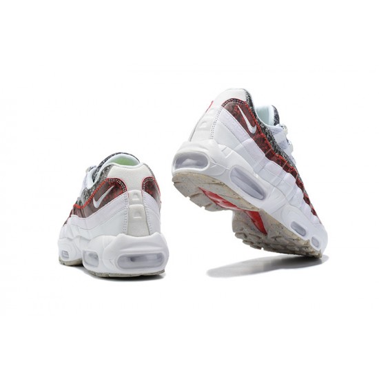 Nike Air Max 95 TT Uomo Scarpe Bianco and Rosso