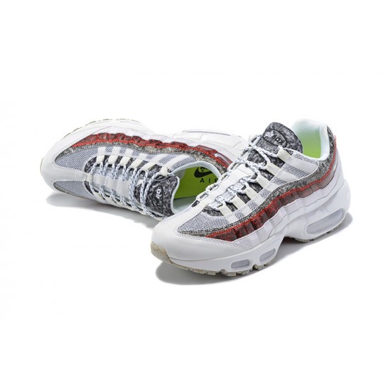 Nike Air Max 95 TT Uomo Scarpe Bianco and Rosso