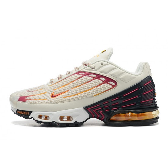 Nike Air Max Plus 3 Uomo Scarpe Beige Rosso DX2664-001