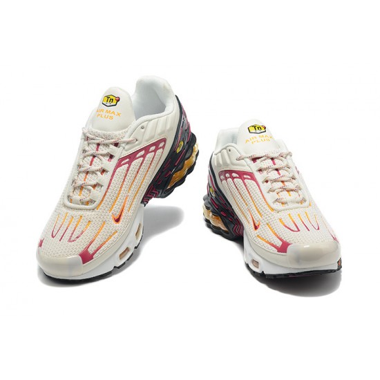 Nike Air Max Plus 3 Uomo Scarpe Beige Rosso DX2664-001