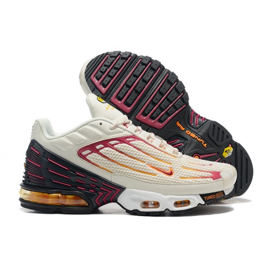 Nike Air Max Plus 3 Uomo Scarpe Beige Rosso DX2664-001