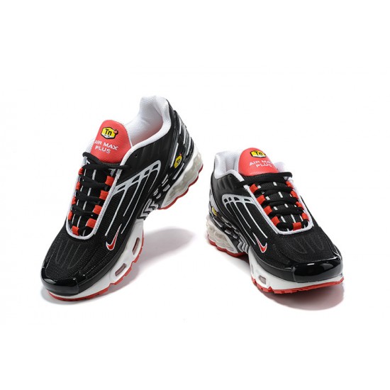 Nike Air Max Plus 3 Uomo Scarpe Nero Bianco and Rosso CJ0601-001