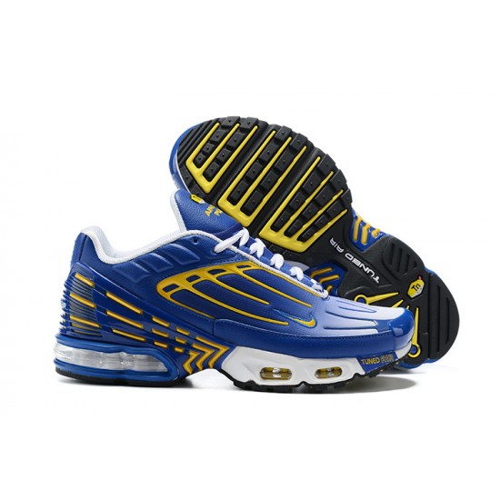 Nike Air Max Plus 3 Uomo Scarpe Blu Giallo CW1417-400