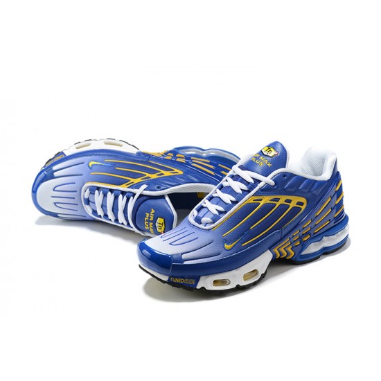 Nike Air Max Plus 3 Uomo Scarpe Blu Giallo CW1417-400