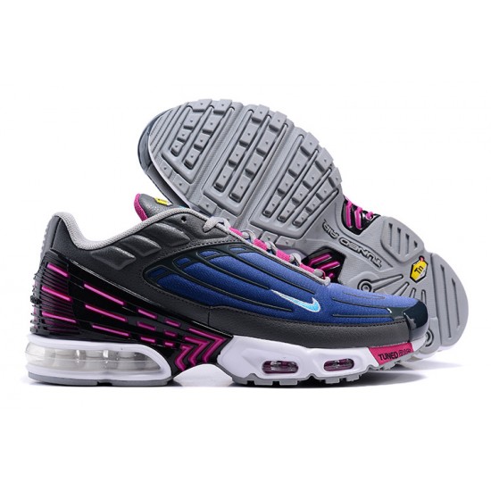 Nike Air Max Plus 3 Uomo Scarpe Grigio Blu and Viola