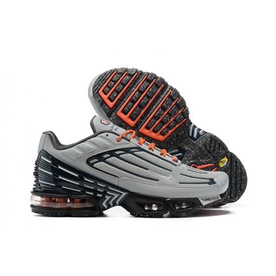 Nike Air Max Plus 3 Uomo Scarpe Grigio Arancione and Nero DM2560-001