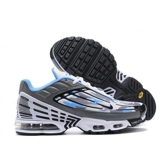 Nike Air Max Plus 3 Uomo Scarpe Bianco Blu and Grigio