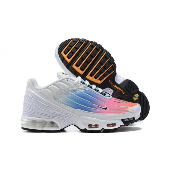 Nike Air Max Plus 3 Uomo Scarpe Bianco Blu and Rosa