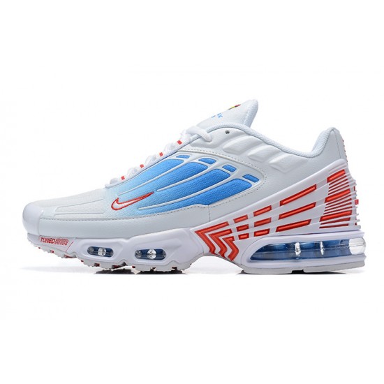 Nike Air Max Plus 3 Uomo Scarpe Bianco Blu and Rosso