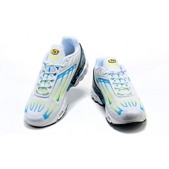 Nike Air Max Plus 3 Uomo Scarpe Bianco Blu and Giallo DV7138-100