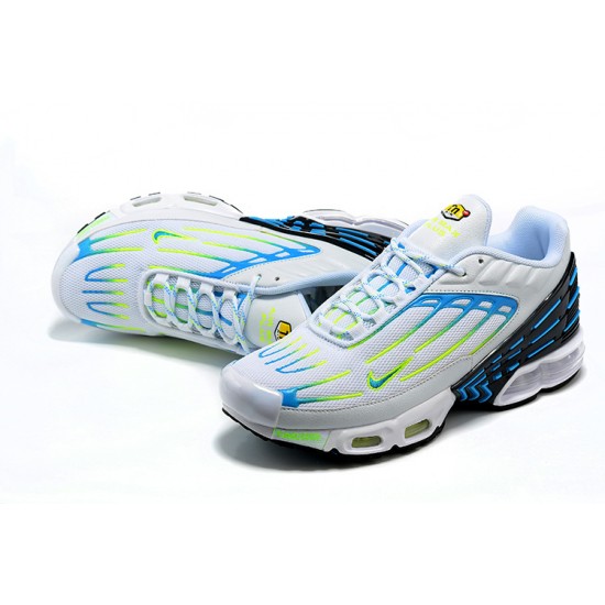 Nike Air Max Plus 3 Uomo Scarpe Bianco Blu and Giallo DV7138-100