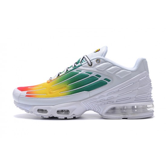 Nike Air Max Plus 3 Uomo Scarpe Bianco Verde and Giallo