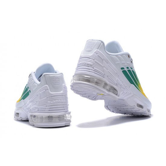 Nike Air Max Plus 3 Uomo Scarpe Bianco Verde and Giallo