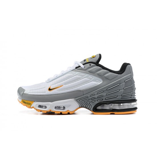 Nike Air Max Plus 3 Uomo Scarpe Bianco Grigio and Arancione