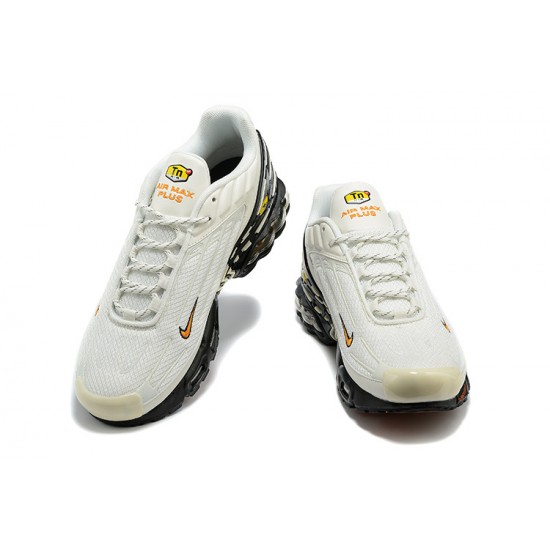 Nike Air Max Plus 3 Uomo Scarpe Bianco Arancione DQ1105-001