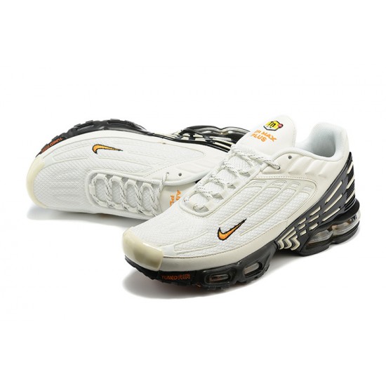 Nike Air Max Plus 3 Uomo Scarpe Bianco Arancione DQ1105-001