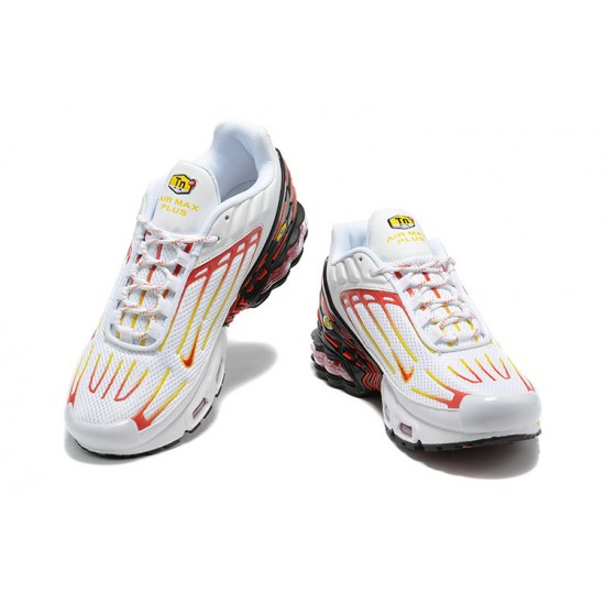 Nike Air Max Plus 3 Uomo Scarpe Bianco Rosso DX9263-100