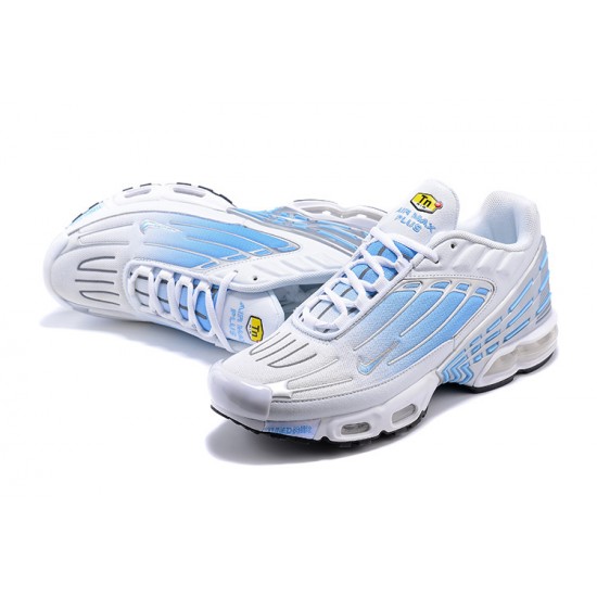 Nike Air Max Plus 3 Uomo Scarpe Bianco Argento