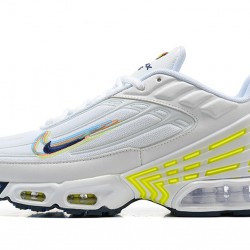 Nike Air Max Plus 3 Uomo Scarpe Bianco Giallo DV6823-100