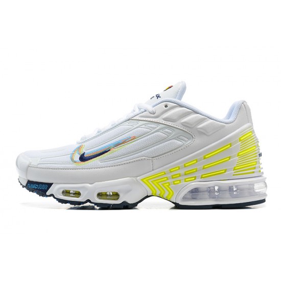 Nike Air Max Plus 3 Uomo Scarpe Bianco Giallo DV6823-100