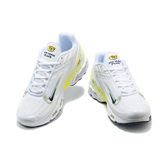 Nike Air Max Plus 3 Uomo Scarpe Bianco Giallo DV6823-100