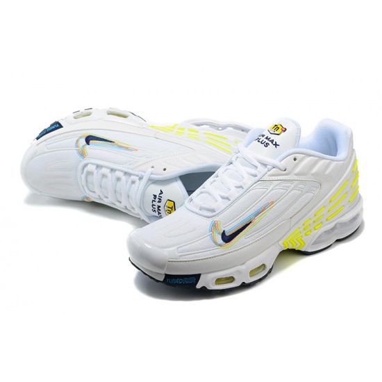 Nike Air Max Plus 3 Uomo Scarpe Bianco Giallo DV6823-100