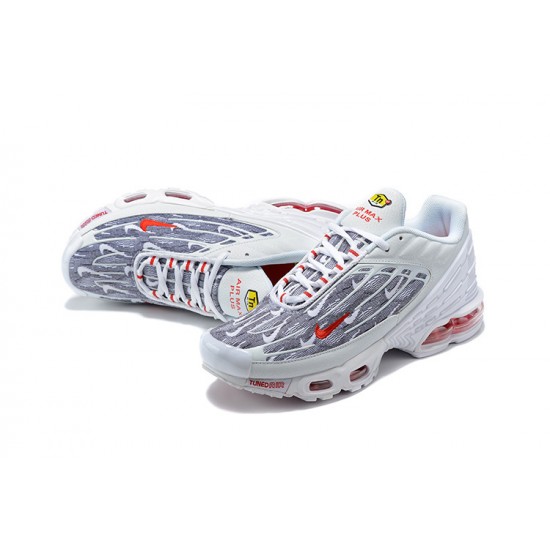 Nike Air Max Plus 3 Donna/Uomo Scarpe Bianco Grigio DH4107-100