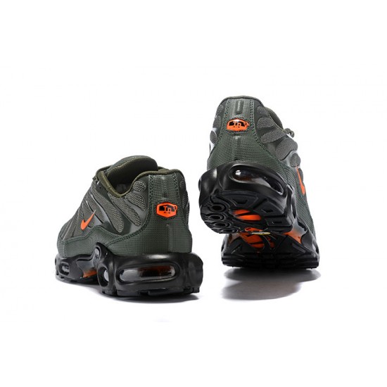 Nike Air Max Plus Tn Uomo Scarpe Verde Arancione