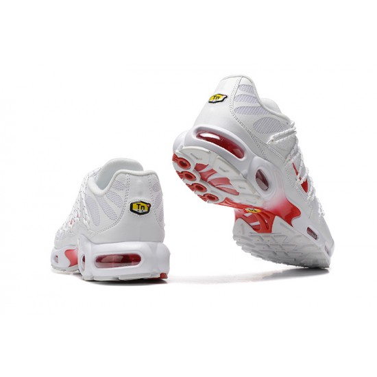 Nike Air Max Plus Utility Uomo Scarpe Bianco Rosso FN3488-100