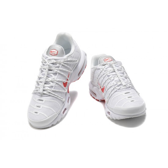 Nike Air Max Plus Utility Uomo Scarpe Bianco Rosso FN3488-100