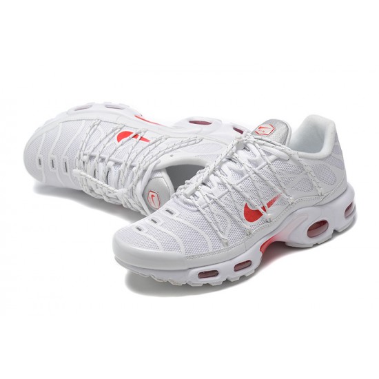 Nike Air Max Plus Utility Uomo Scarpe Bianco Rosso FN3488-100