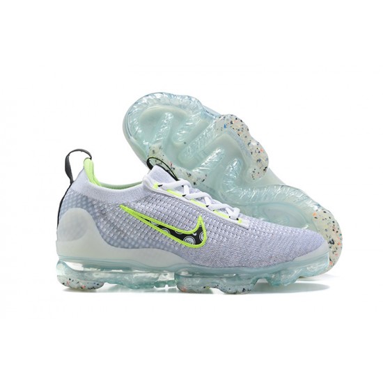 Nike Air VaporMax 2021 Flyknit Donna/Uomo Scarpe Bianco Grigio DB1550-005