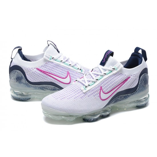 Nike Air VaporMax 2021 Flyknit Donna/Uomo Scarpe Bianco Rosa DB1550-105