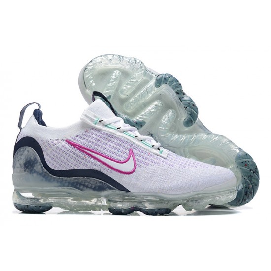 Nike Air VaporMax 2021 Flyknit Donna/Uomo Scarpe Bianco Rosa DB1550-105