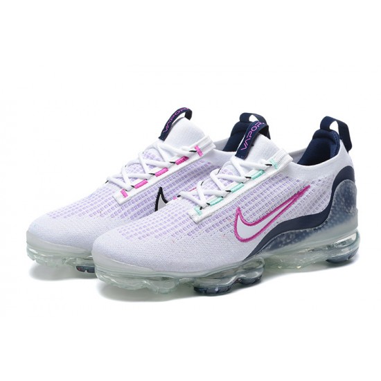 Nike Air VaporMax 2021 Flyknit Donna/Uomo Scarpe Bianco Rosa DB1550-105