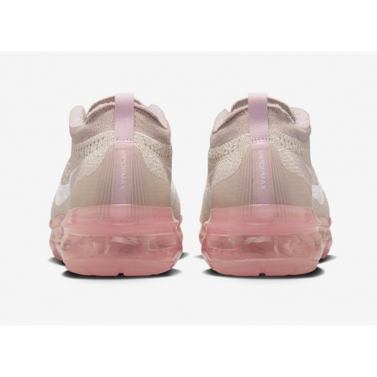 Nike Air VaporMax 2023 Flyknit Donna Scarpe Oatmeal Rosa DV6840-101