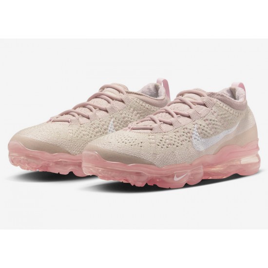 Nike Air VaporMax 2023 Flyknit Donna Scarpe Oatmeal Rosa DV6840-101