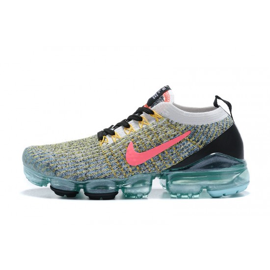 Nike Air VaporMax Flyknit 3 Donna/Uomo Scarpe Nero Verde AJ6910-104