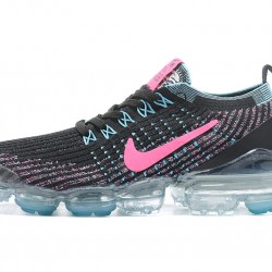 Nike Air VaporMax Flyknit 3 Donna/Uomo Scarpe Nero Rosa AJ5910-101