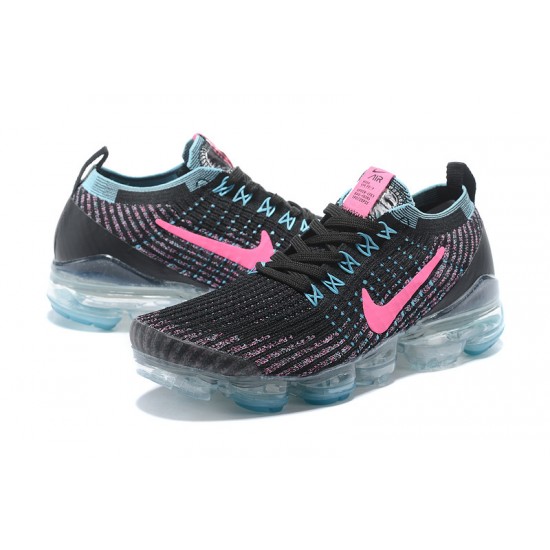 Nike Air VaporMax Flyknit 3 Donna/Uomo Scarpe Nero Rosa AJ5910-101