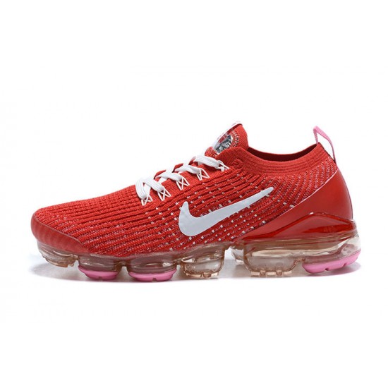 Nike Air VaporMax Flyknit 3 Donna/Uomo Scarpe Rosso Bianco CU4756-600