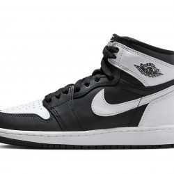 Nike Air Jordan 1 High Scuola elementare BLACKWHITEWHITE FD1437-010 Scarpe