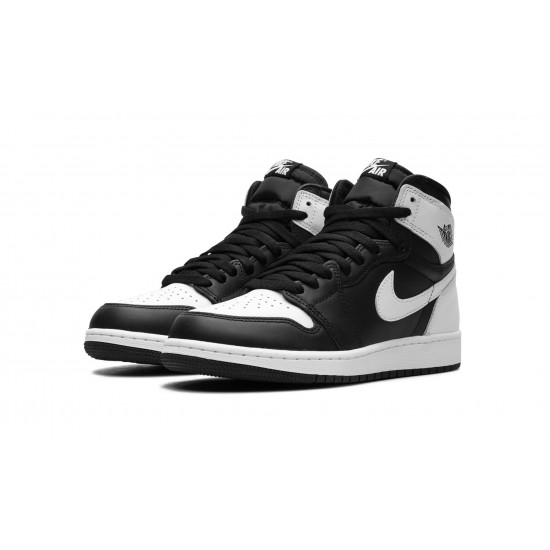 Nike Air Jordan 1 High Scuola elementare BLACKWHITEWHITE FD1437-010 Scarpe