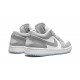 Nike Air Jordan 1 Low Donna White  Wolf Grey DC0774-105 Scarpe